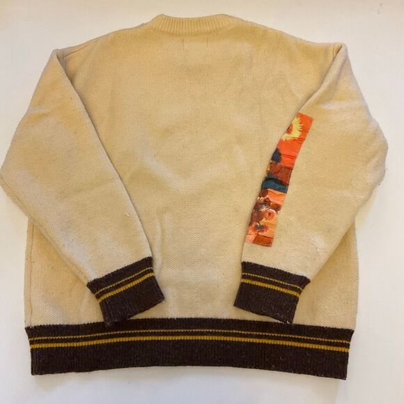 Van Gogh Pullover Sweater, M. Embroidered and Patch Art - Picture 9 of 16
